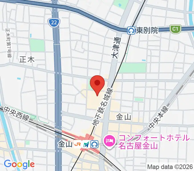 Niterra日本特殊陶業市民会館の地図