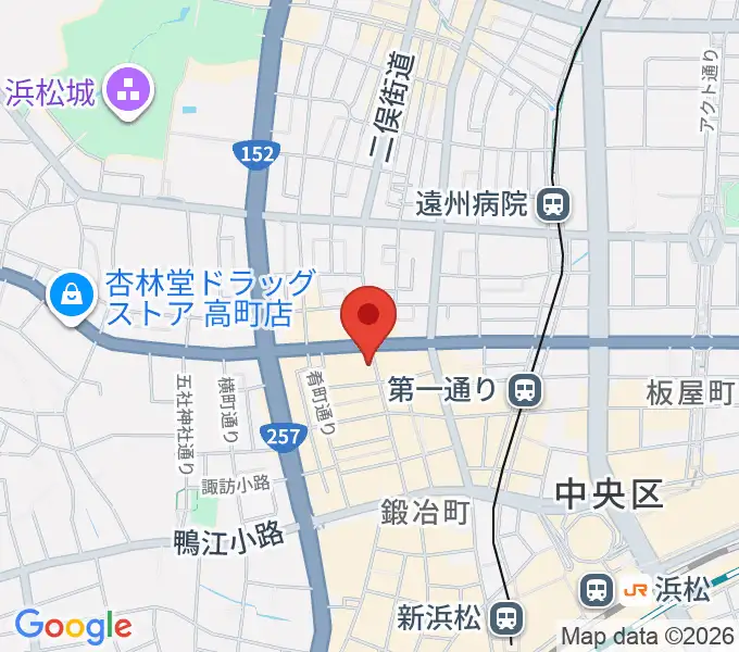 浜松FORCEの地図