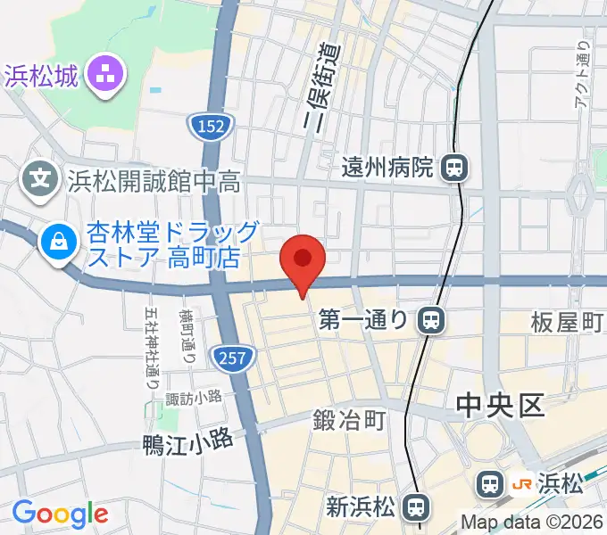 浜松FORCEの地図