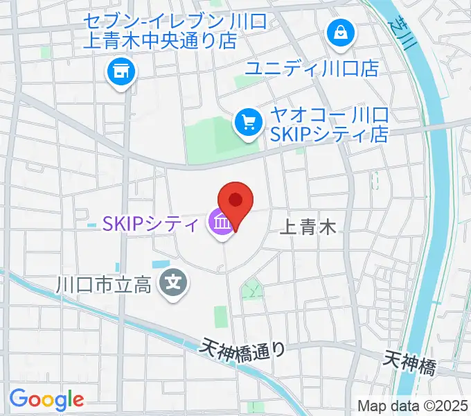SKIPシティ彩の国ビジュアルプラザの地図