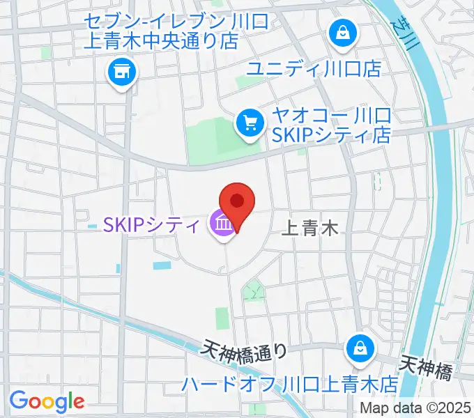 SKIPシティ彩の国ビジュアルプラザの地図