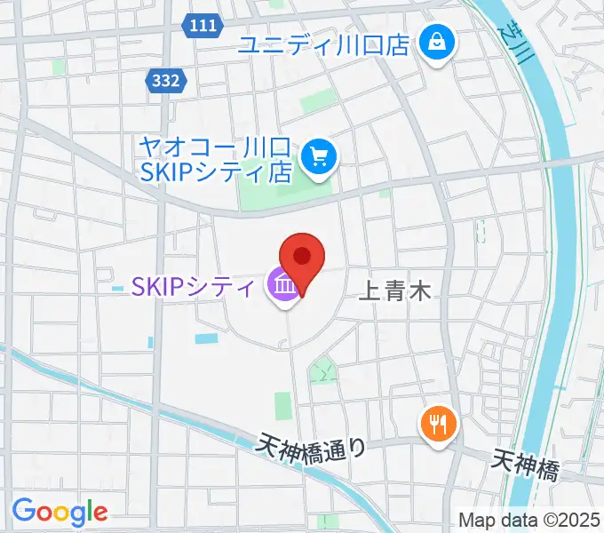 SKIPシティ彩の国ビジュアルプラザの地図