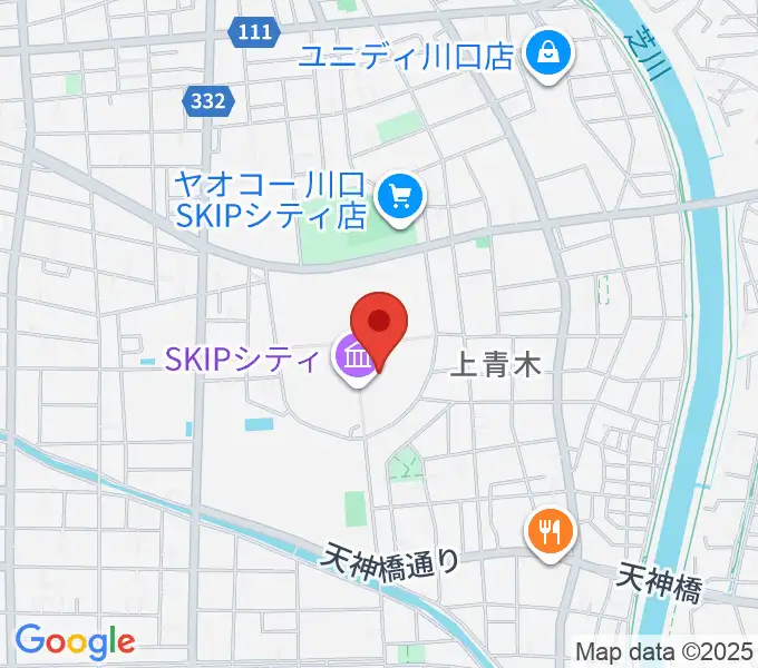 SKIPシティ彩の国ビジュアルプラザの地図