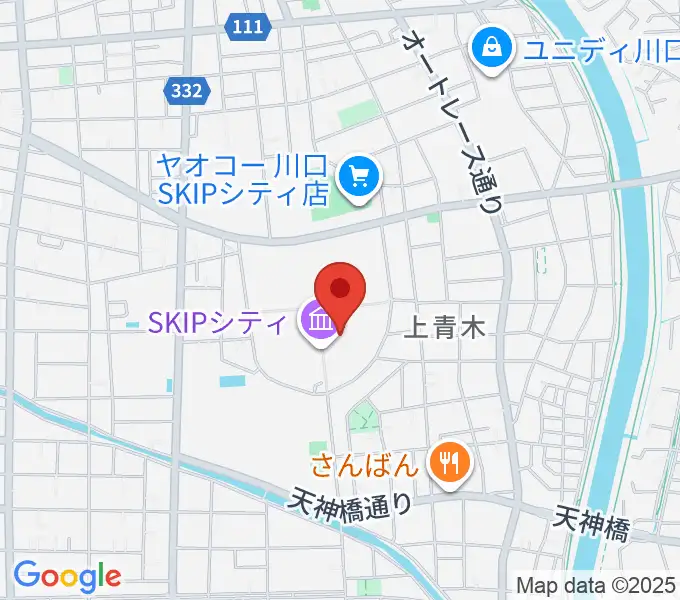 SKIPシティ彩の国ビジュアルプラザの地図