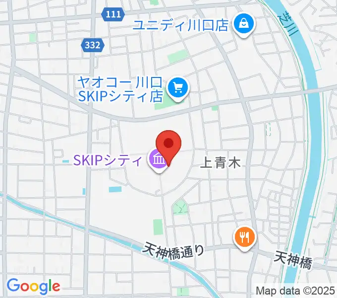 SKIPシティ彩の国ビジュアルプラザの地図