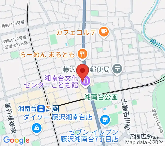 湘南台文化センター市民シアターの地図