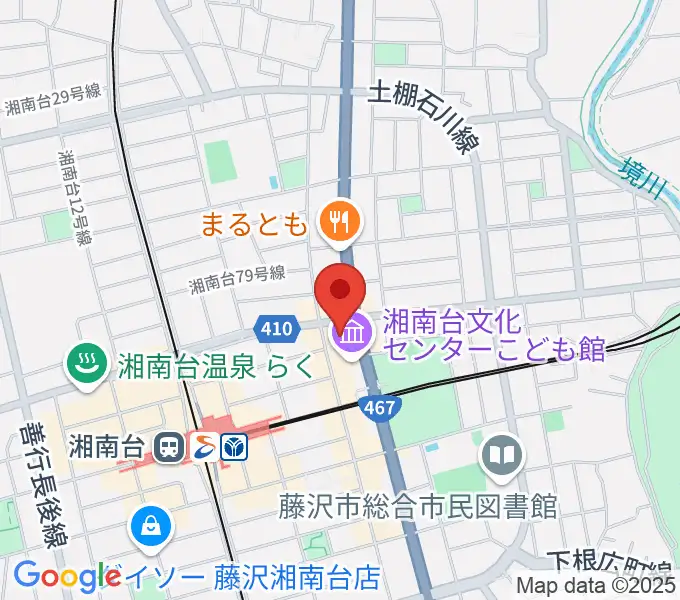 湘南台文化センター市民シアターの地図