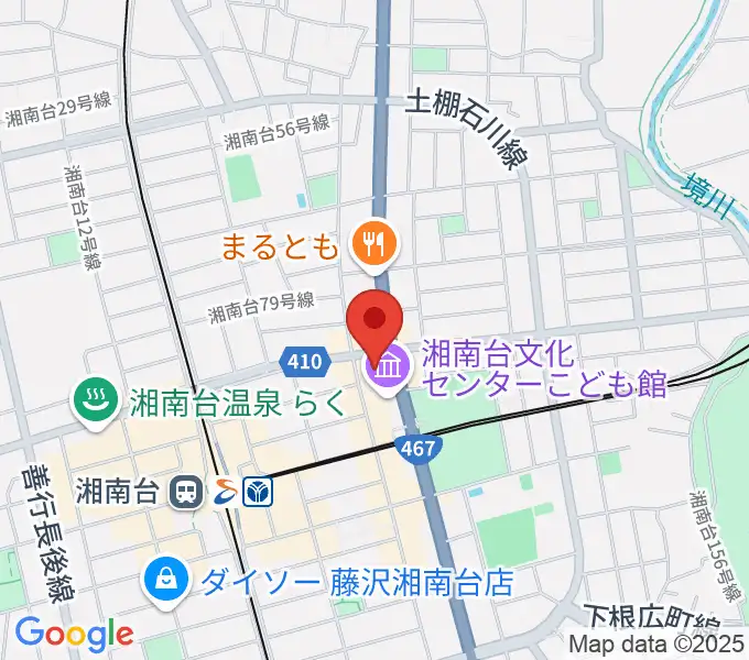 湘南台文化センター市民シアターの地図