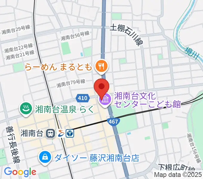 湘南台文化センター市民シアターの地図