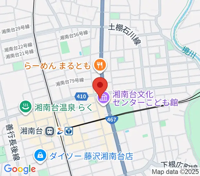湘南台文化センター市民シアターの地図