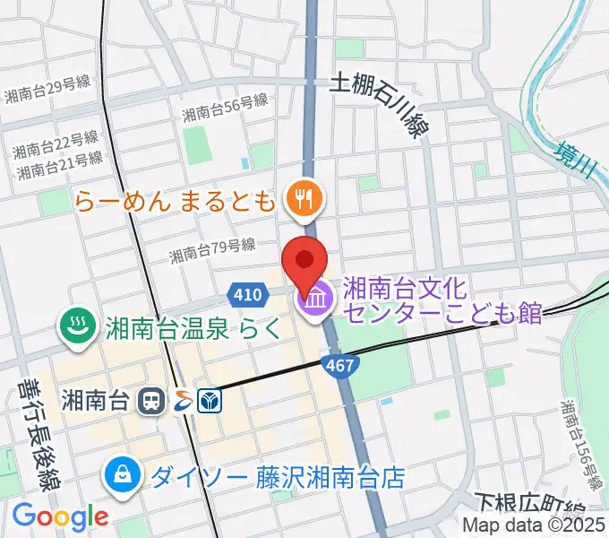 湘南台文化センター市民シアターの地図