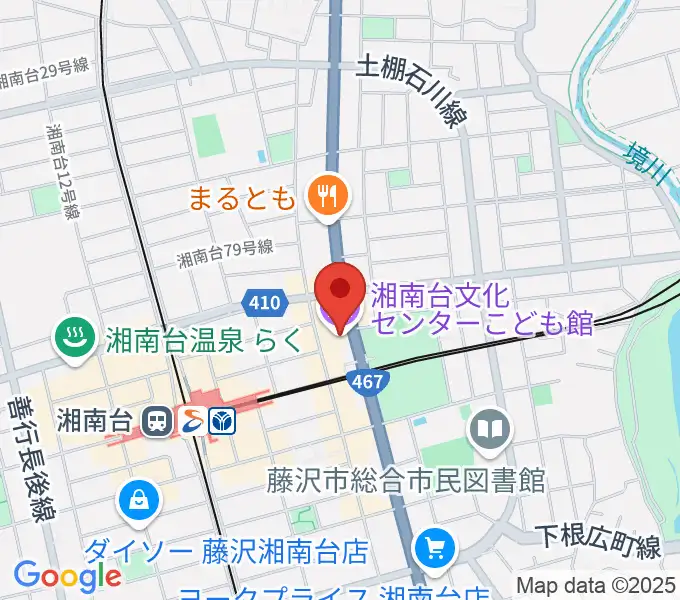 湘南台文化センターこども館の地図