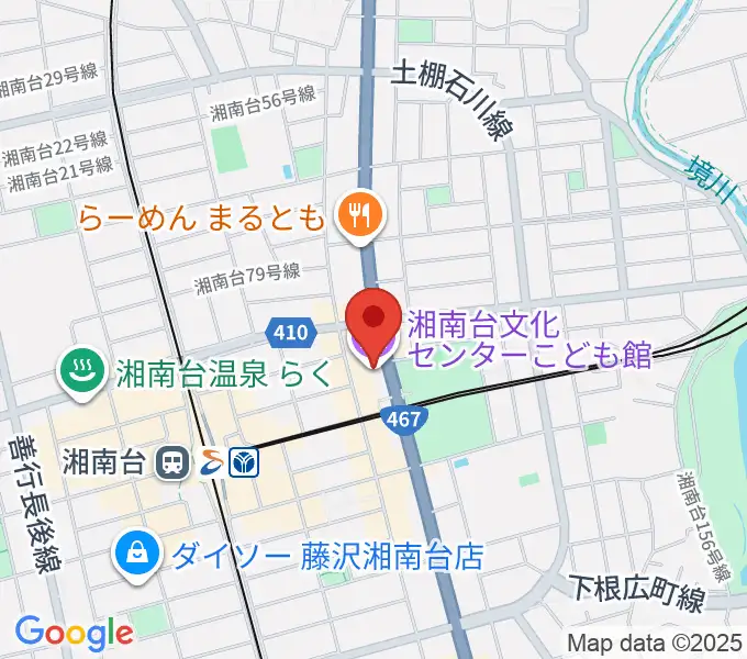 湘南台文化センターこども館の地図