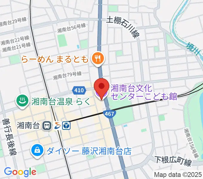 湘南台文化センターこども館の地図