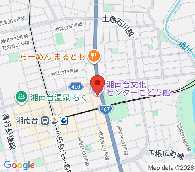 湘南台文化センターこども館の地図