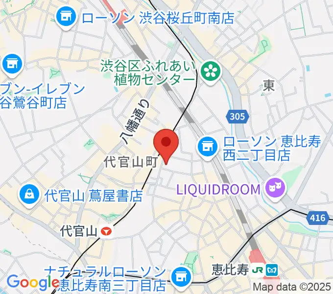 シアター代官山の地図