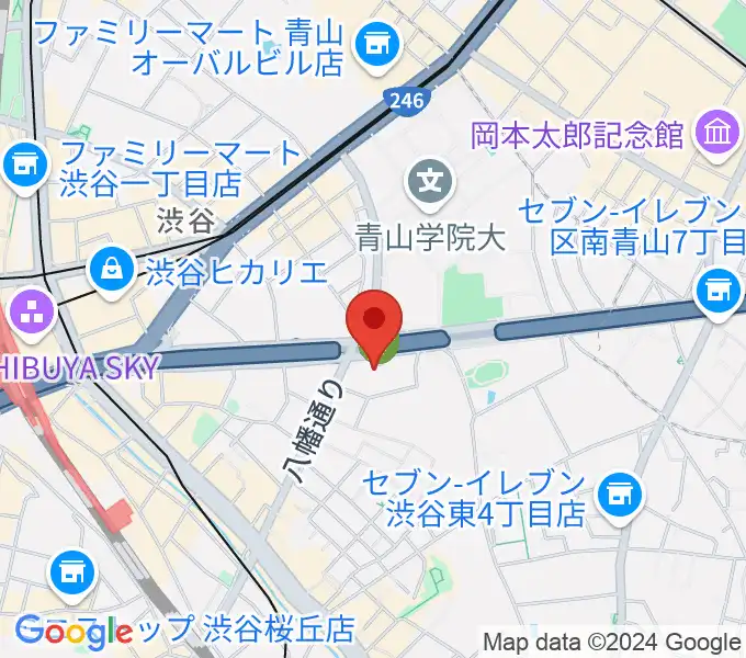 ベルサール渋谷ファーストの地図