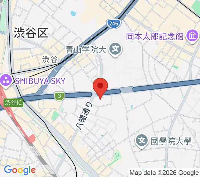 ベルサール渋谷ファーストの地図