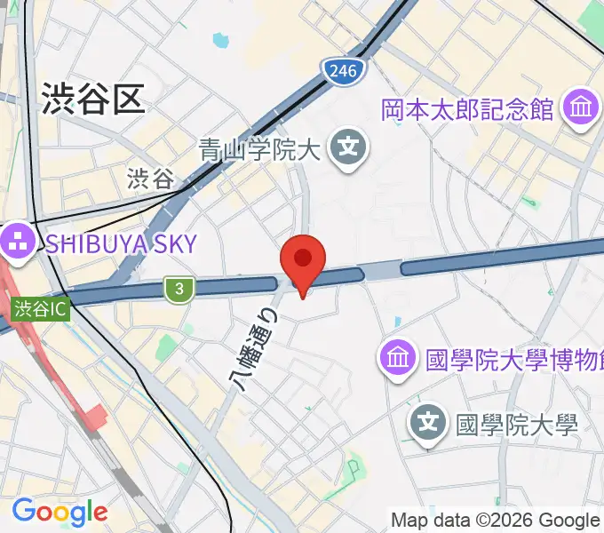ベルサール渋谷ファーストの地図