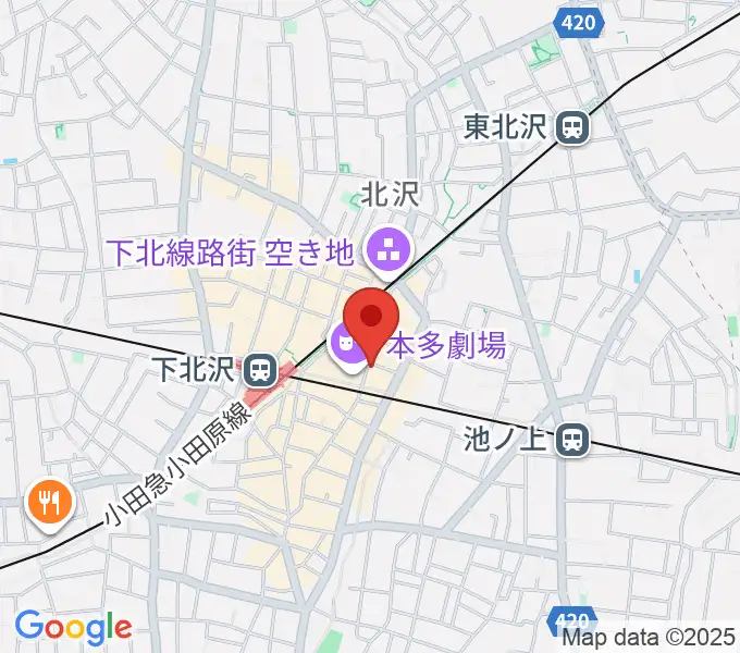 劇・小劇場の地図