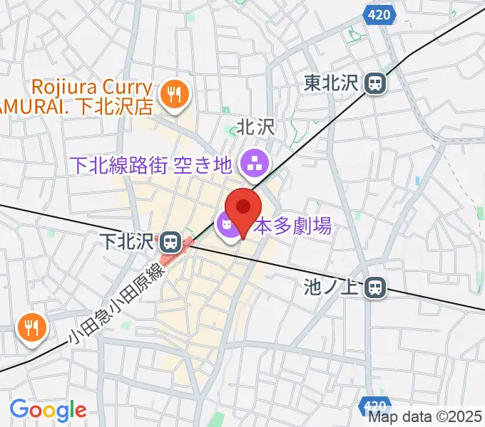 劇・小劇場の地図