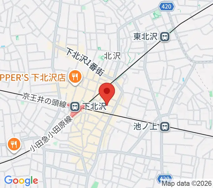 劇・小劇場の地図
