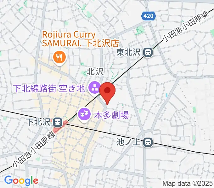 シアター711の地図