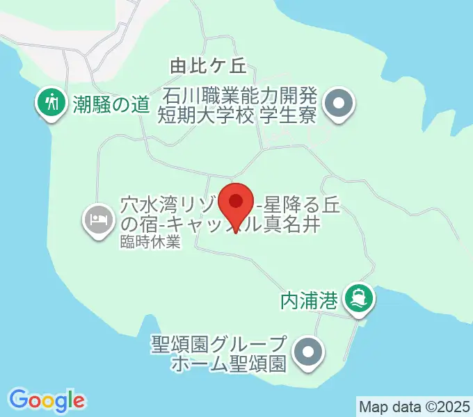 のとふれあい文化センターの地図