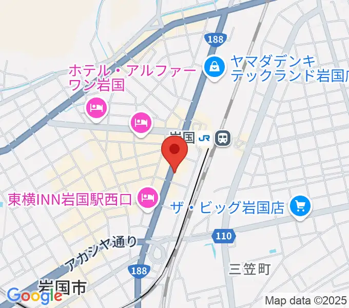 岩国ロックカントリーの地図
