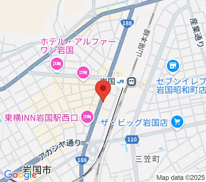 岩国ロックカントリーの地図