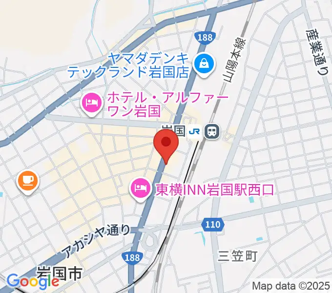 岩国ロックカントリーの地図