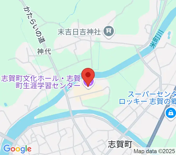 志賀町文化ホール・生涯学習センターの地図