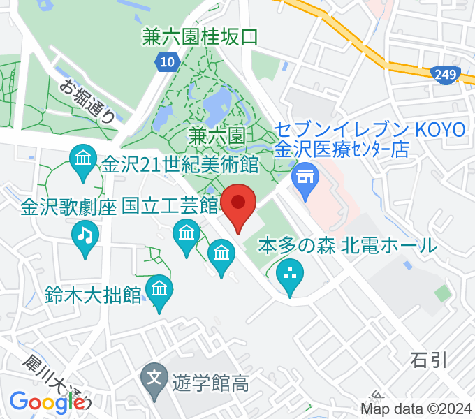 石川県立能楽堂の場所