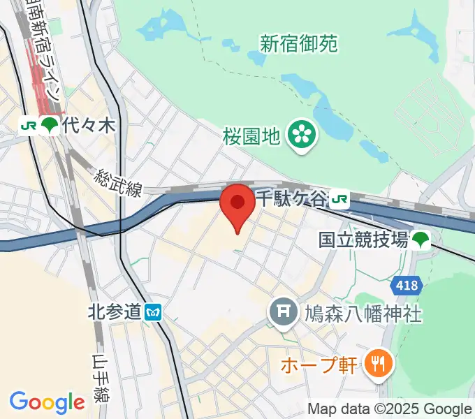 国立能楽堂の地図