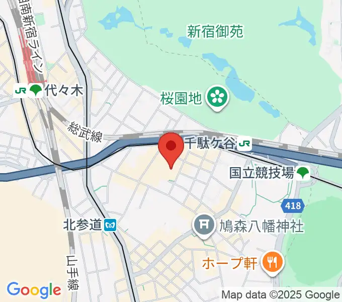 国立能楽堂の地図
