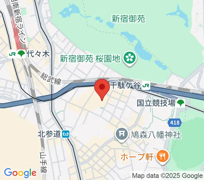 国立能楽堂の地図