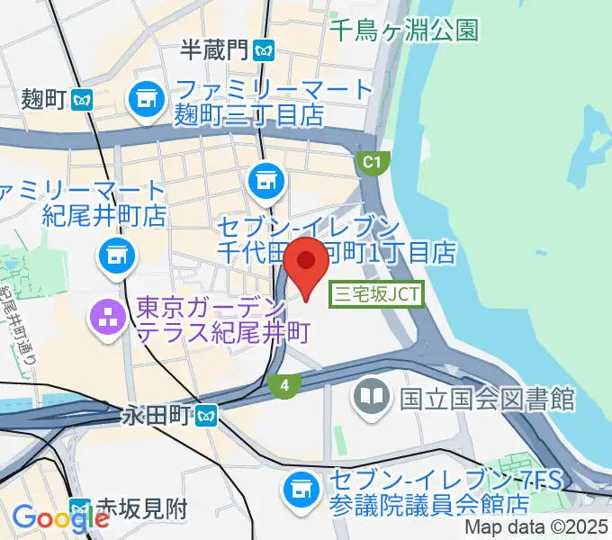 国立演芸場の地図