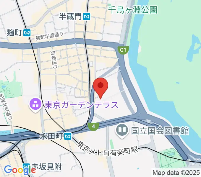 国立演芸場の地図