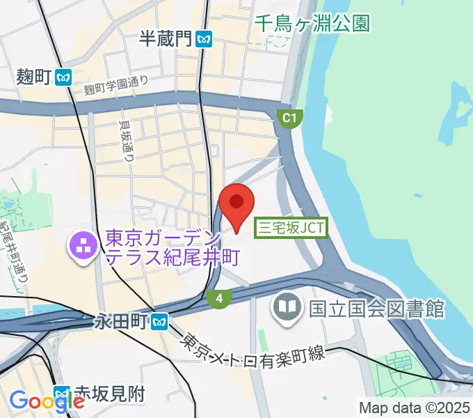 国立演芸場の地図