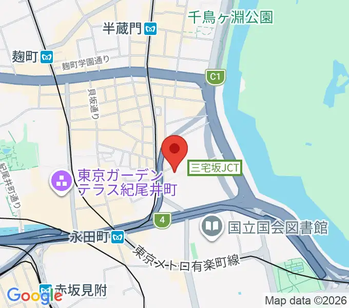 国立演芸場の地図