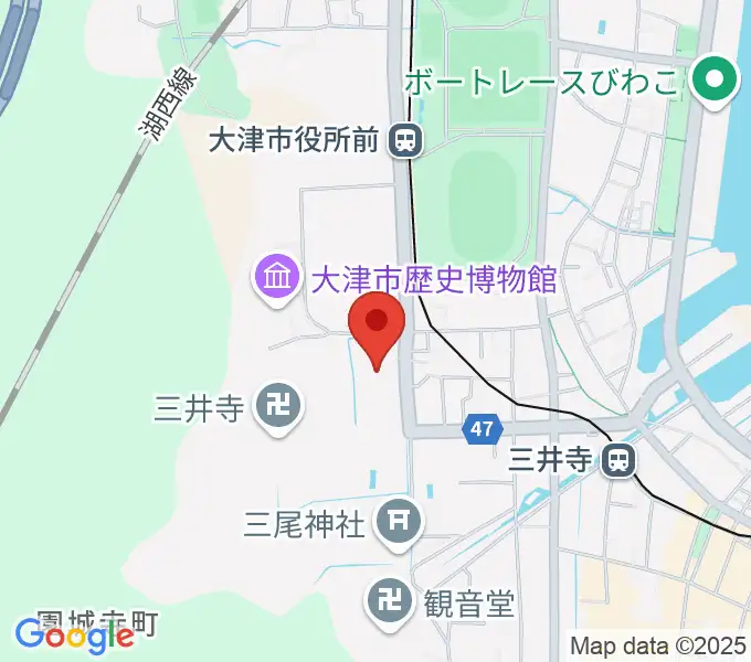 大津市伝統芸能会館の地図