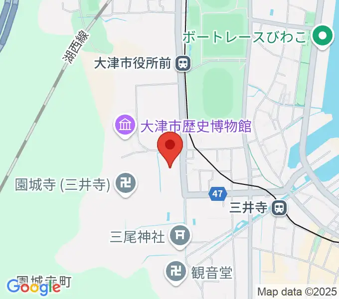 大津市伝統芸能会館の地図