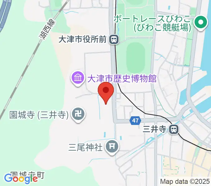 大津市伝統芸能会館の地図