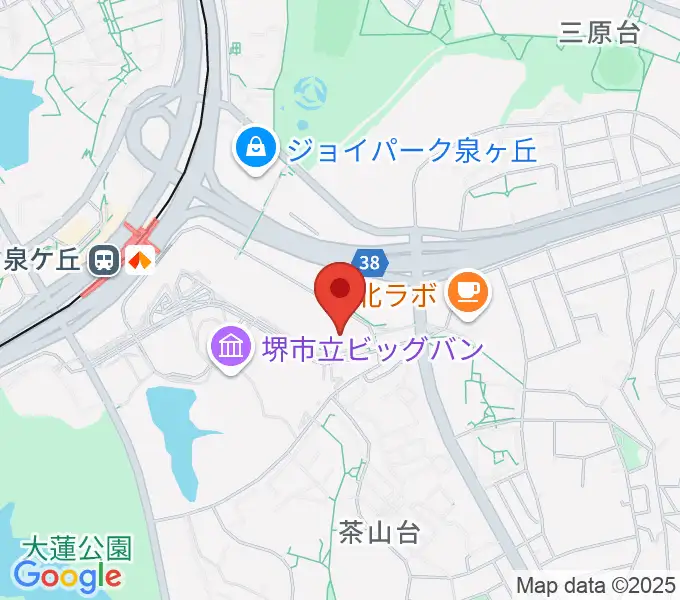 パンジョホールの地図