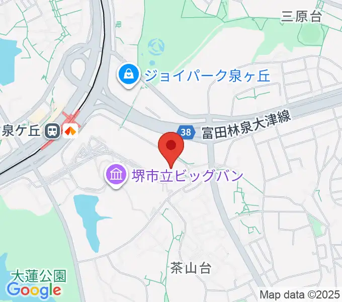 パンジョホールの地図