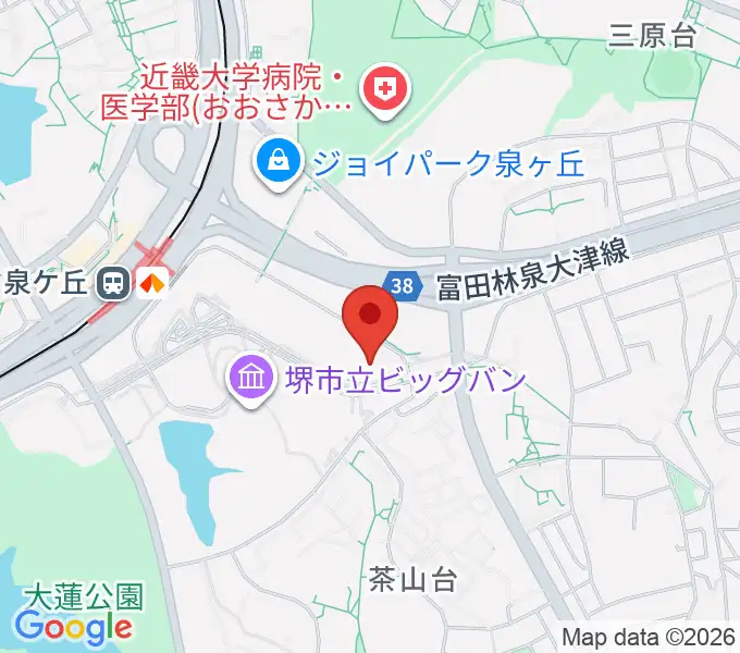 パンジョホールの地図