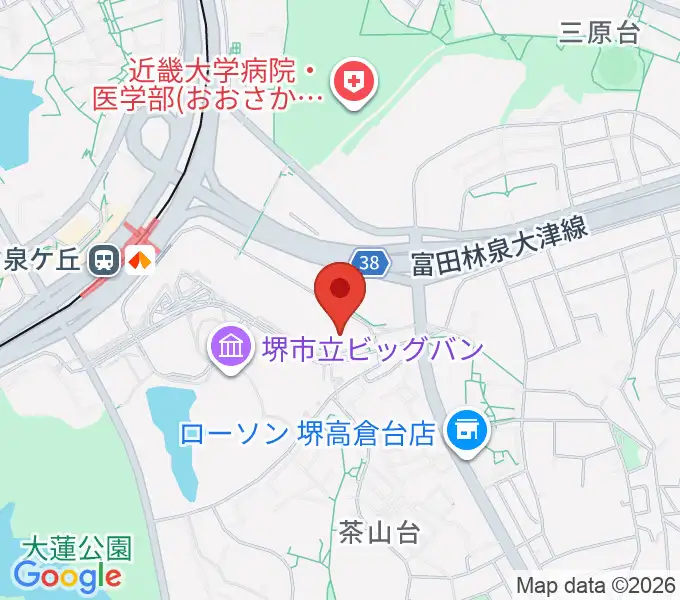 パンジョホールの地図
