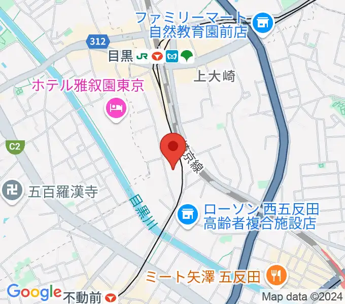 喜多能楽堂の地図