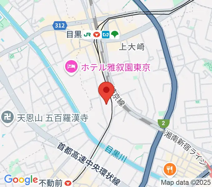 喜多能楽堂の地図
