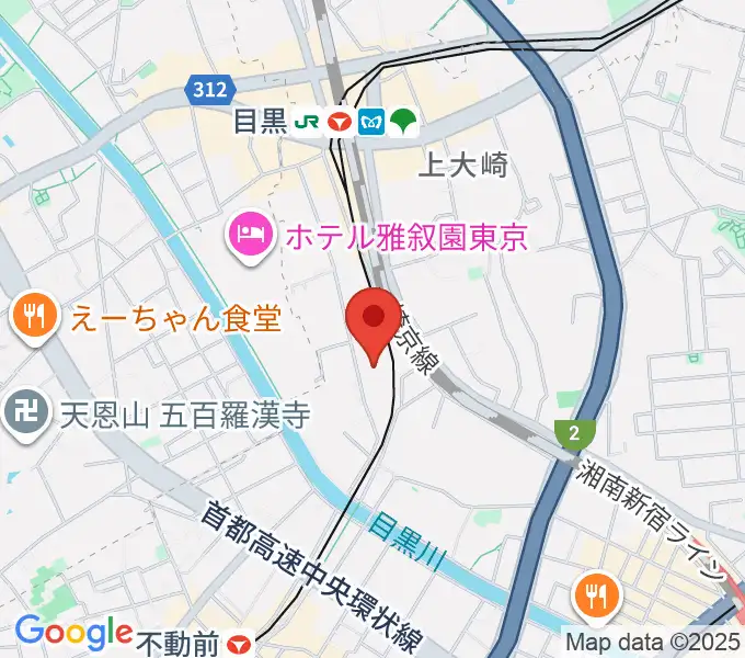 喜多能楽堂の地図